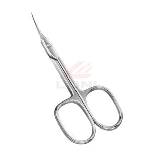Silvery Extra Fine Curved Cuticle Scissors – Precision Grooming for Nails, Brows & Skin