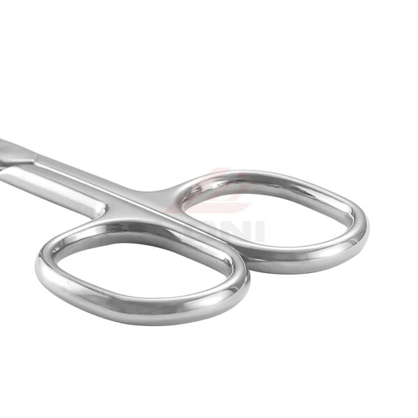 Premium Curved Manicure Scissors – 3.5'' Stainless Steel for Nails, Eyebrows & Grooming - Image 2