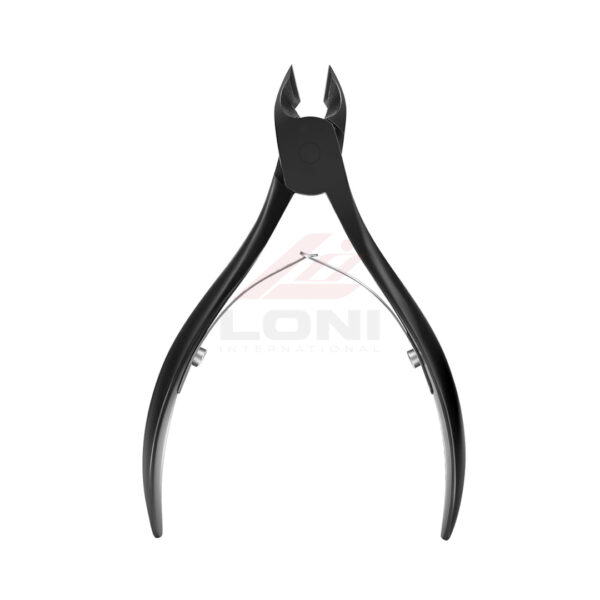 Ingrown & Thick Nail Clipper – 4R13 Stainless Steel Cutter (Black)