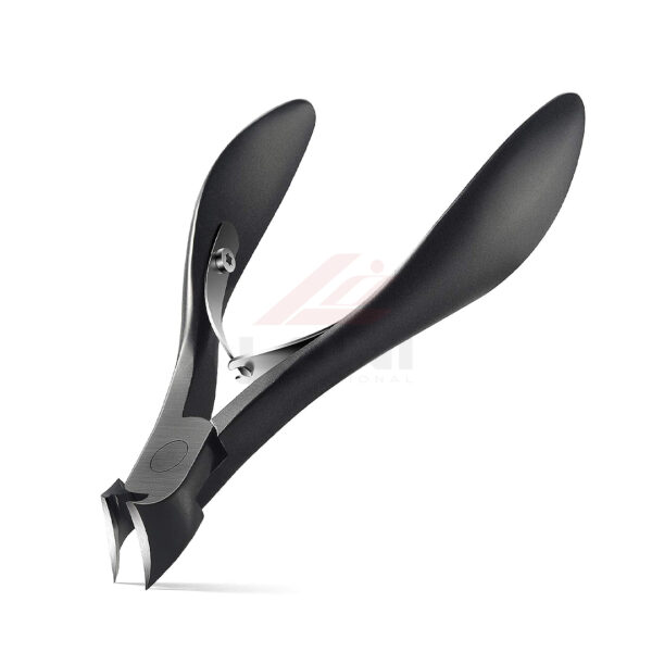 Ingrown & Thick Nail Clipper – 4R13 Stainless Steel Cutter (Black) - Image 4