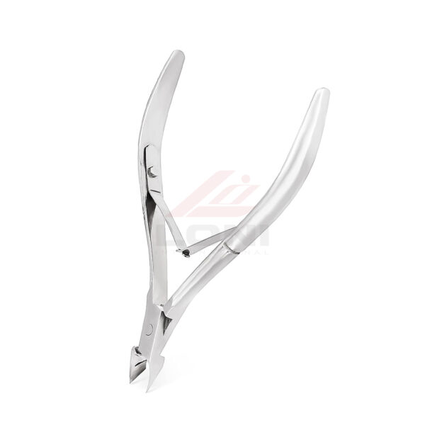 Professional Stainless Steel Cuticle Nippers – Silver Manicure Tool - Image 2