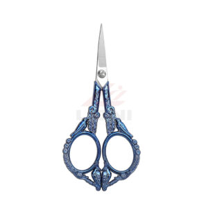 4.6'' Rainbow Bird Embroidery Scissors – Vintage Detail Shears for Sewing & Craft
