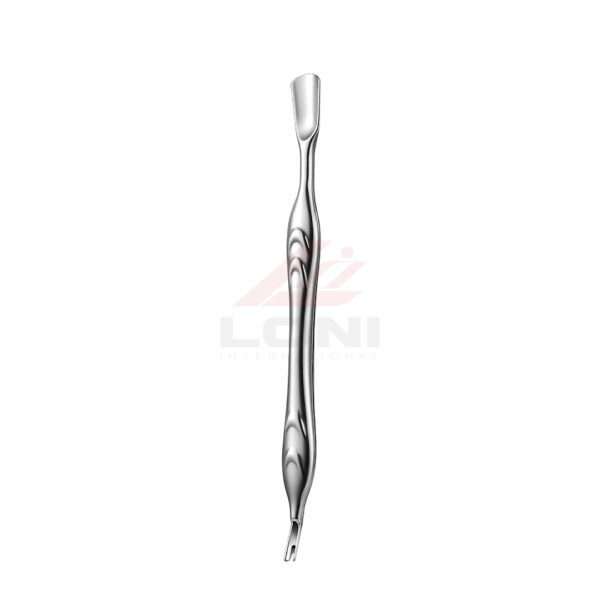 2-in-1 Stainless Steel Cuticle Pusher & Trimmer – Silver